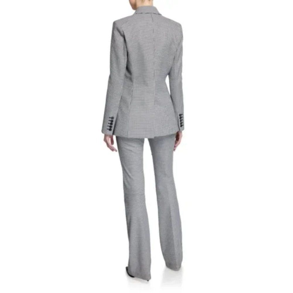 Veronica Beard Leon Dickey Black and White Houndstooth Blazer Jacket - Picture 5 of 14